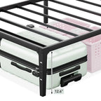 Cadre de lit pliant double de 14 pouces
