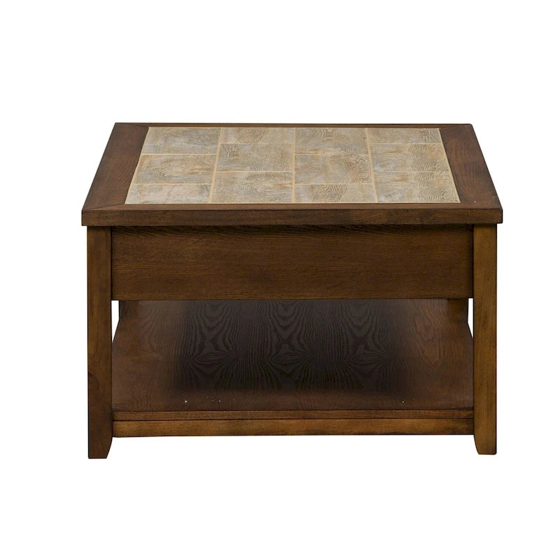 Tobacco-colored coffee table