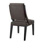 Chaises de salle à manger tapissées en tissu – Lot de deux