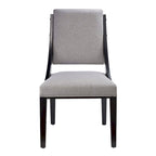 Chaises de salle à manger tapissées en tissu – Lot de deux