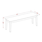 Ensemble de salle à manger : Comprend une table à manger rectangulaire, plusieurs chaises de salle à manger et un banc (différents styles d'assise disponibles).