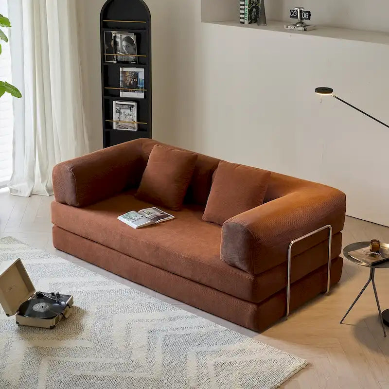 Modern Vintage Convertible Sleeper Sofa Bed